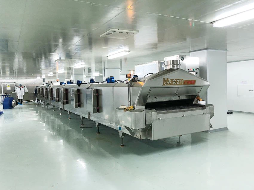 Liquid nitrogen food flash freeze machine