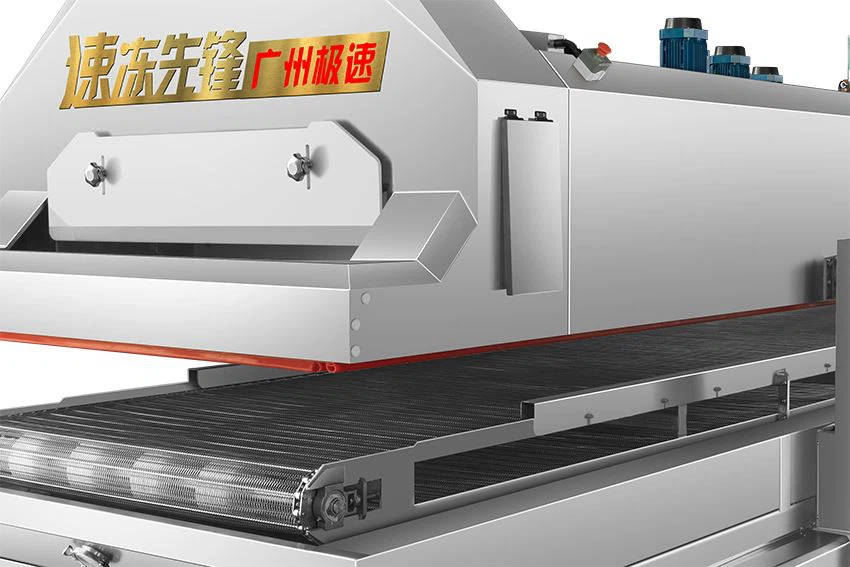Liftable liquid nitrogen freezer tunnel