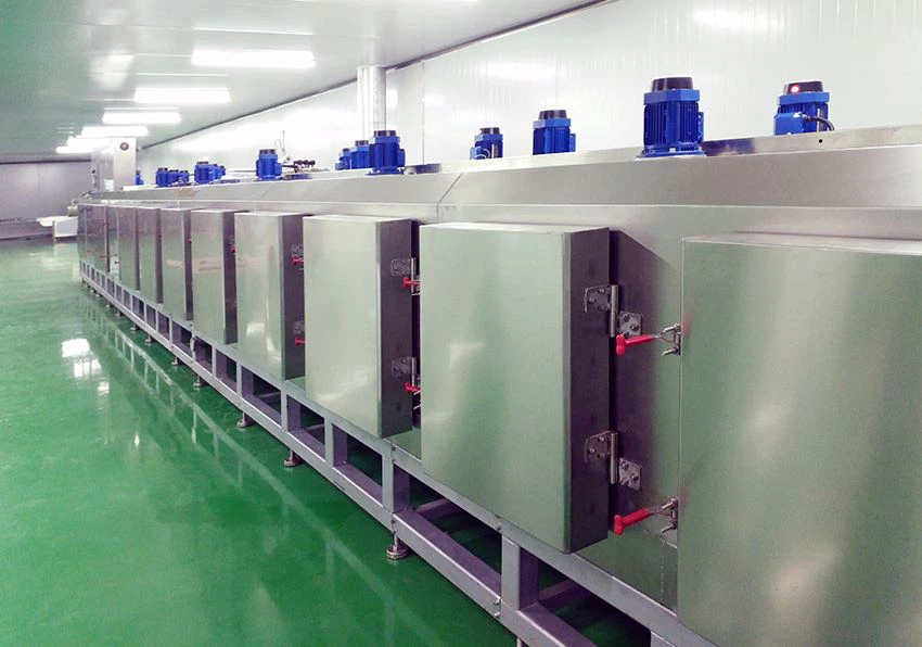 Details photo of liquid nitrogen iqf freezer tunnel